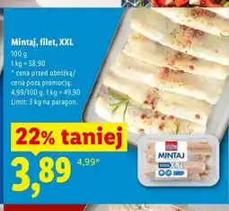 Lidl Mintaj filet XXL Targ Rybny Lidla oferta