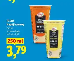 Lidl Napój kawowy Latte Macchiato o smaku karmelowym Pilos oferta