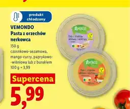 Lidl Pasta z orzechów nerkowca Vemondo czosnkowo-sezamowa oferta