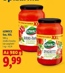 Lidl Sos słodko-kwaśny Łowicz XXL oferta
