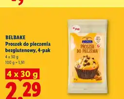 Lidl Proszek do pieczenia bezglutenowy Belbake 4-pak oferta