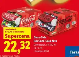 Lidl Napój gazowany Coca-Cola 8-pak oferta
