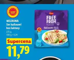 Lidl Ser halloumi bez laktozy Milbona Free From oferta
