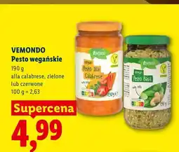 Lidl Pesto wegańskie Vemondo alla calabrese oferta