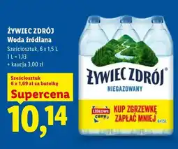 Lidl Woda źródlana Żywiec Zdrój niegazowana oferta