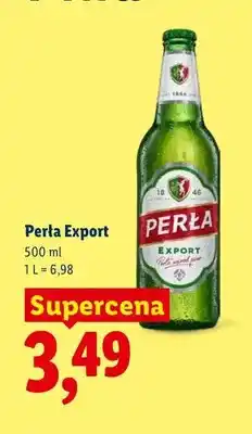 Lidl Piwo Perła Export oferta