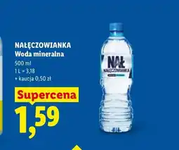 Lidl Woda mineralna Nałęczowianka oferta