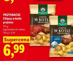 Lidl Chipsy w kotle prażone paprykowe Przysnacki oferta