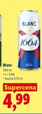 Lidl Piwo Kronenbourg 1664 Blanc oferta