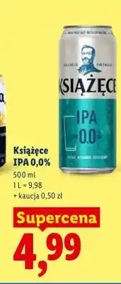 Lidl Piwo bezalkoholowe Książęce IPA oferta