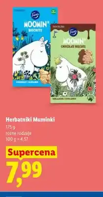 Lidl Herbatniki Muminki Fazer oferta
