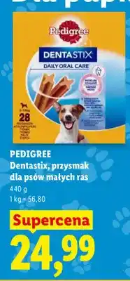 Lidl Przysmak dla psów małych ras Pedigree Dentastix oferta