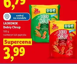 Lidl Chrupki Lajkonik Dobry Chrup rozmaryn oferta