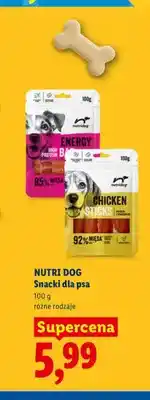 Lidl Snacki dla psa Nutri Dog Energy oferta