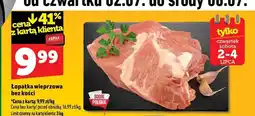 Topaz Łopatka wieprzowa bez kości oferta