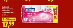 Lidl Papier toaletowy z balsamem 3-warstwowy XXL Floralys oferta