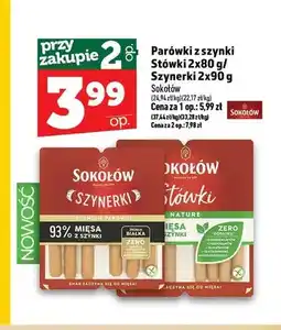 Topaz Parówki z szynki Szynerki Sokołów oferta