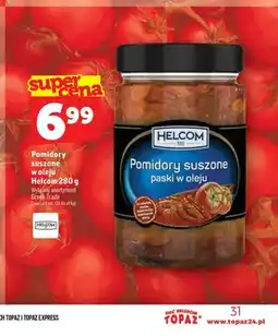 Topaz Pomidory suszone w oleju Helcom oferta
