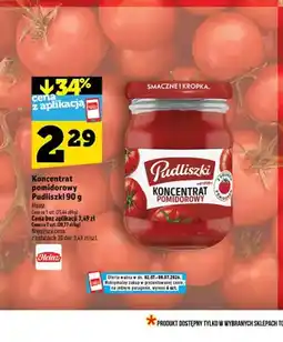 Topaz Koncentrat pomidorowy Pudliszki oferta