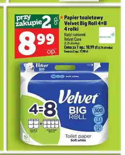 Topaz Papier toaletowy Velvet Big Roll Biały oferta