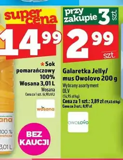 Topaz Sok pomarańczowy 100% Wosana oferta