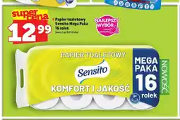 Topaz Papier toaletowy Sensito Mega Paka oferta
