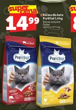 Topaz Karma dla kota PreVital Adult z wołowiną oferta