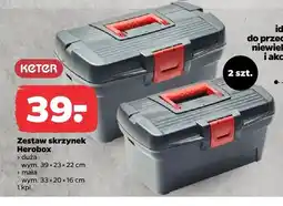 Netto Zestaw skrzynek Herobox Keter oferta