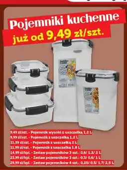 Topaz Pojemnik wysoki z uszczelką Freshlife oferta