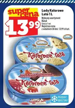 Topaz Lody Kolorowe Lato Koral oferta