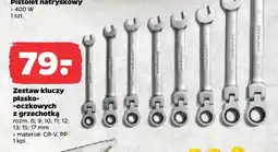 Netto Zestaw kluczy płasko-oczkowych z grzechotką Techliner oferta