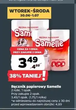 Netto Ręcznik papierowy Samelle 2-pak oferta