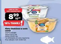 Netto Filety śledziowe w sosie śledź atlantycki bez konserwantów Lisner oferta