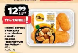 Netto Roladki devolay z kurczaka z nadzieniem o smaku maślano-czosnkowym Sun Valley oferta