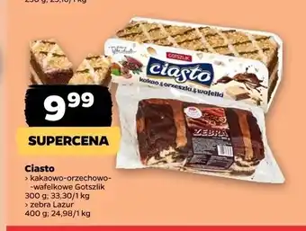 Netto Ciasto kakaowo-orzechowo-wafelkowe Gotszlik oferta