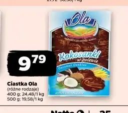 Netto Ciastka Ola Kokosanki w polewie oferta