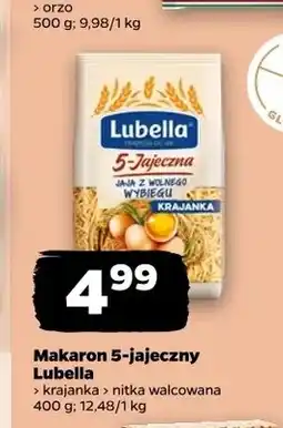 Netto Makaron 5-jajeczny krajanka Lubella oferta