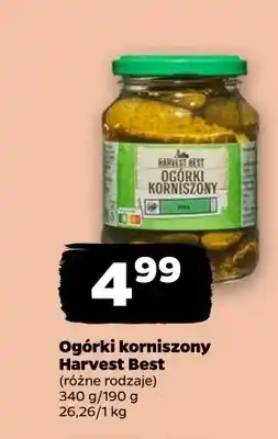 Netto Ogórki korniszony Harvest Best oferta