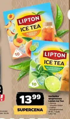 Netto Herbatka ekspresowa Lipton Ice Tea zielona limonka-mięta oferta