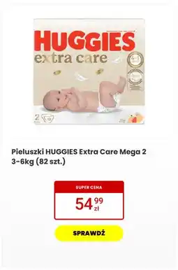 Media Expert Pieluszki Huggies Extra Care Mega 2 oferta