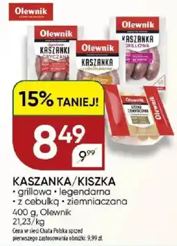 Chata Polska Kaszanka/kiszka Olewnik oferta