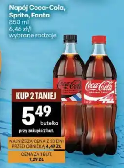 Delikatesy Centrum Napój Coca-Cola, Sprite, Fanta oferta