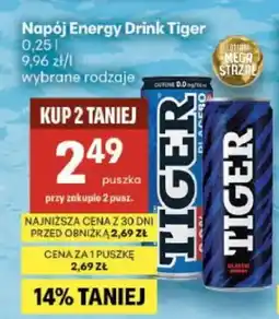 Delikatesy Centrum Napój Energy Drink Tiger oferta