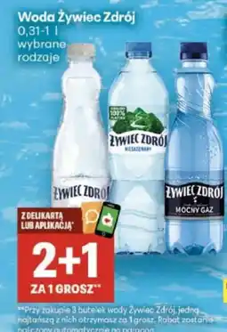 Delikatesy Centrum Woda Żywiec Zdrój oferta