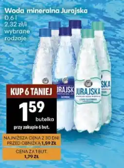 Delikatesy Centrum Woda mineralna Jurajska oferta