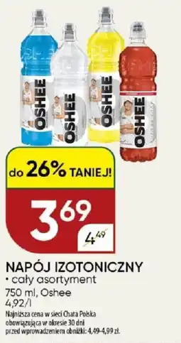 Chata Polska Napój izotoniczny oshee oferta