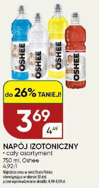 Chata Polska Napój izotoniczny oshee oferta