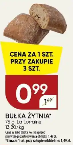 Chata Polska Bułka żytnia la lorraine oferta