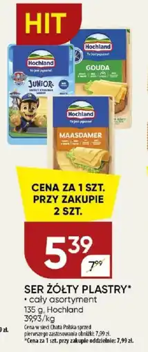 Chata Polska Ser żółty plastry hochland oferta