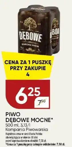 Chata Polska Piwo dębowe mocne oferta